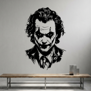 Portrait du Joker – Décoration murale en métal