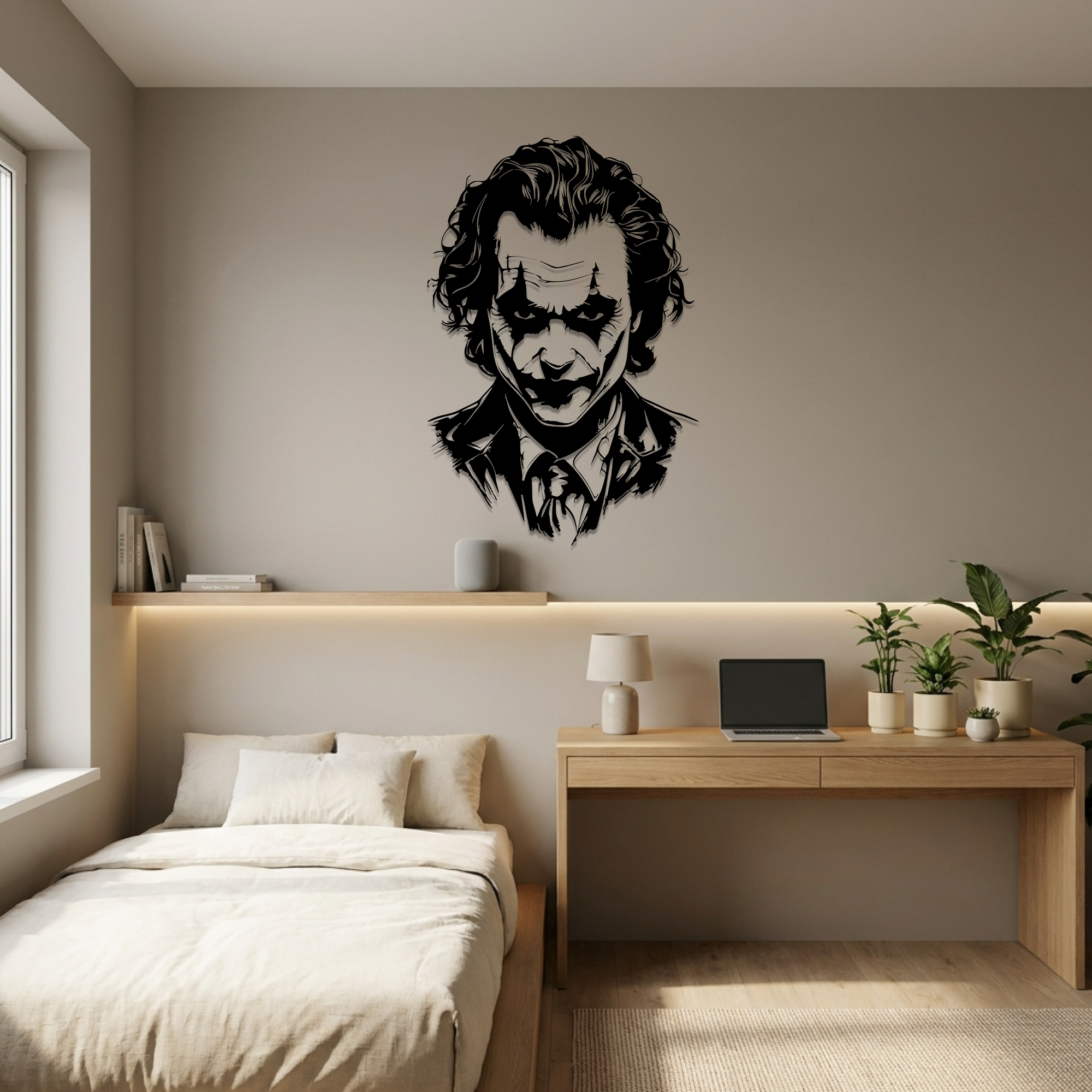 Portrait du Joker – Décoration murale en métal – Image 4