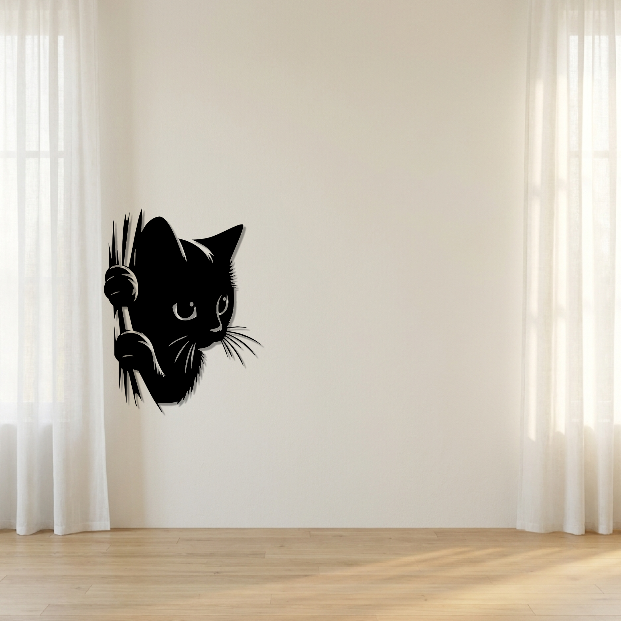 Chat – Décoration murale en métal – Image 8