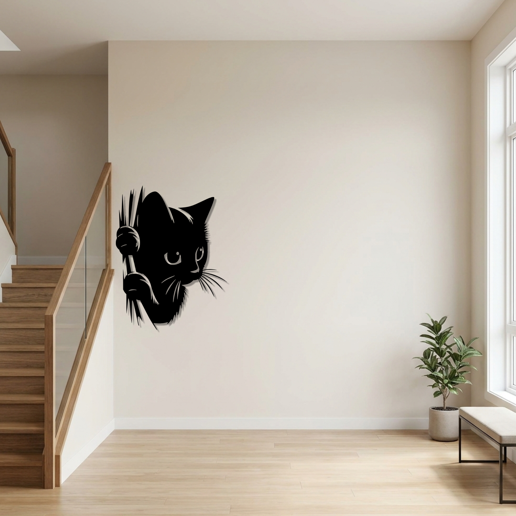 Chat – Décoration murale en métal – Image 5