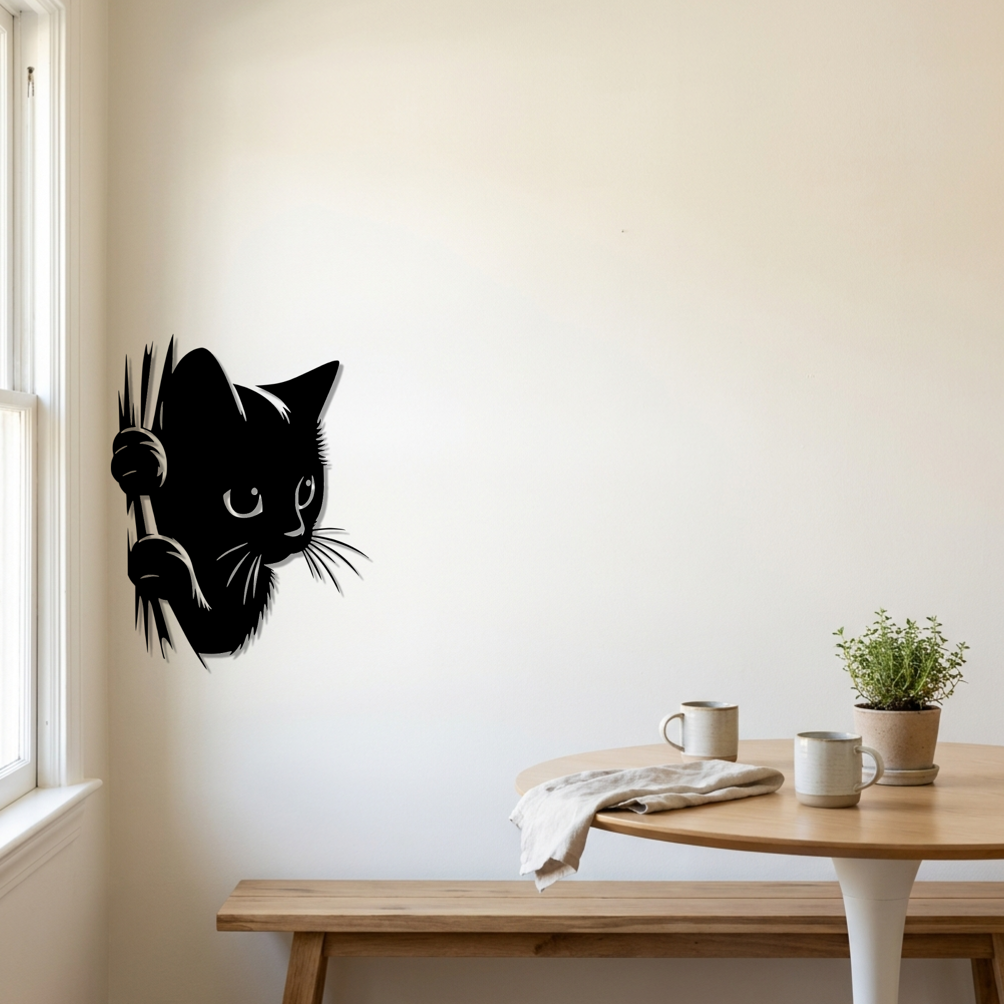 Chat – Décoration murale en métal – Image 4