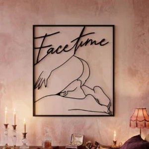 Facetime – Décoration murale en métal