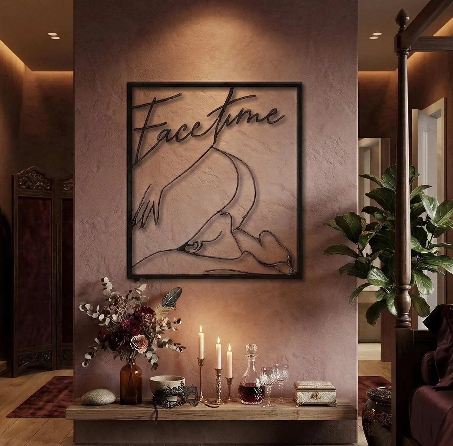 Facetime – Décoration murale en métal – Image 7