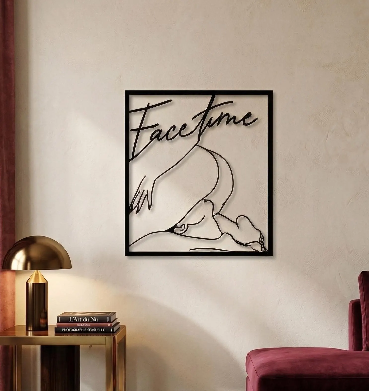 Facetime – Décoration murale en métal – Image 5